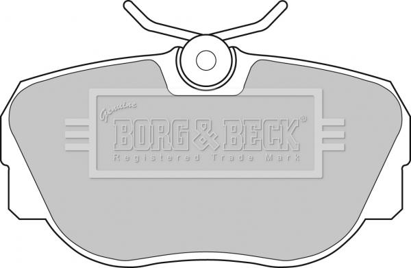 Borg & Beck BBP1119 - Kit pastiglie freno, Freno a disco autozon.pro