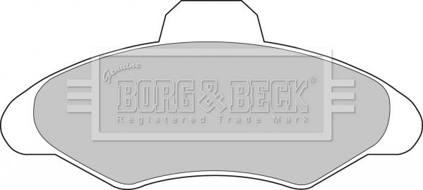 Borg & Beck BBP1116 - Kit pastiglie freno, Freno a disco autozon.pro