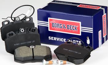 Borg & Beck BBP1111 - Kit pastiglie freno, Freno a disco autozon.pro