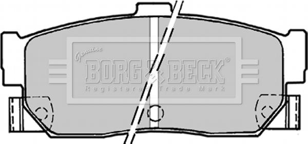 Borg & Beck BBP1177 - Kit pastiglie freno, Freno a disco autozon.pro