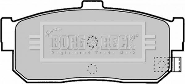 Borg & Beck BBP1895 - Kit pastiglie freno, Freno a disco autozon.pro