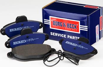 Borg & Beck BBP1852 - Kit pastiglie freno, Freno a disco autozon.pro