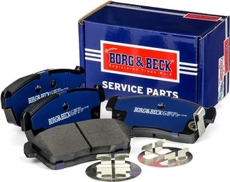 Borg & Beck BBP1801 - Kit pastiglie freno, Freno a disco autozon.pro