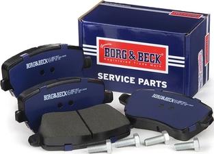 Borg & Beck BBP1807 - Kit pastiglie freno, Freno a disco autozon.pro