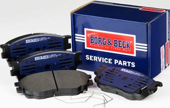 Borg & Beck BBP1814 - Kit pastiglie freno, Freno a disco autozon.pro