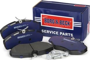 Borg & Beck BBP1812 - Kit pastiglie freno, Freno a disco autozon.pro