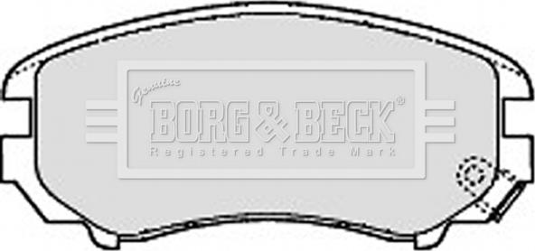 Borg & Beck BBP1884 - Kit pastiglie freno, Freno a disco autozon.pro