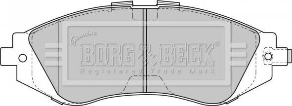 Borg & Beck BBP1881 - Kit pastiglie freno, Freno a disco autozon.pro