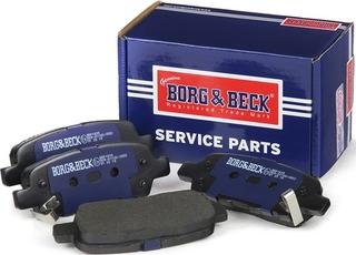 Borg & Beck BBP1839 - Kit pastiglie freno, Freno a disco autozon.pro