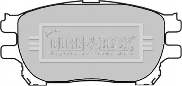 Borg & Beck BBP1836 - Kit pastiglie freno, Freno a disco autozon.pro