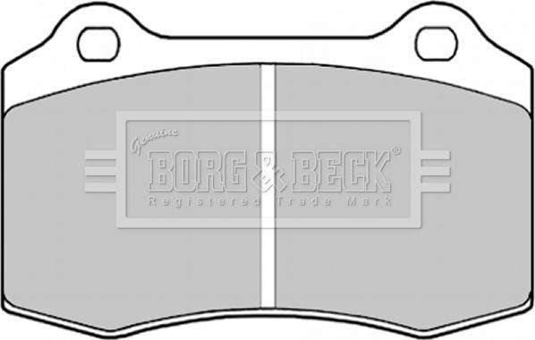 Borg & Beck BBP1823 - Kit pastiglie freno, Freno a disco autozon.pro