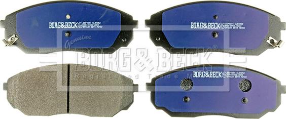 Borg & Beck BBP1874 - Kit pastiglie freno, Freno a disco autozon.pro