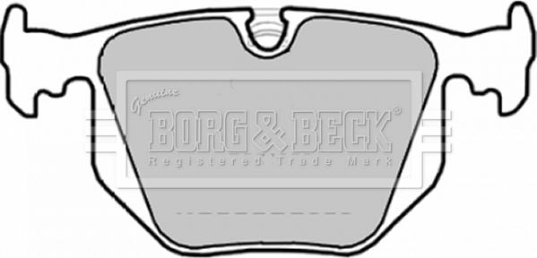 Borg & Beck BBP1872 - Kit pastiglie freno, Freno a disco autozon.pro