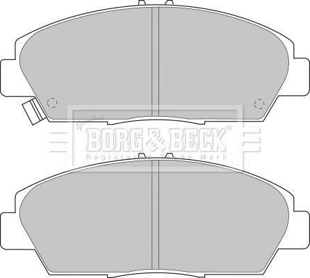 Borg & Beck BBP1398 - Kit pastiglie freno, Freno a disco autozon.pro