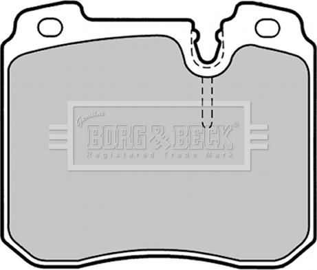 Borg & Beck BBP1340 - Kit pastiglie freno, Freno a disco autozon.pro