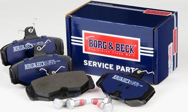 Borg & Beck BBP1302 - Kit pastiglie freno, Freno a disco autozon.pro