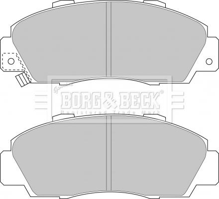 Borg & Beck BBP1389 - Kit pastiglie freno, Freno a disco autozon.pro