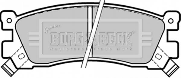 Borg & Beck BBP1328 - Kit pastiglie freno, Freno a disco autozon.pro