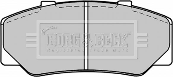 Borg & Beck BBP1246 - Kit pastiglie freno, Freno a disco autozon.pro