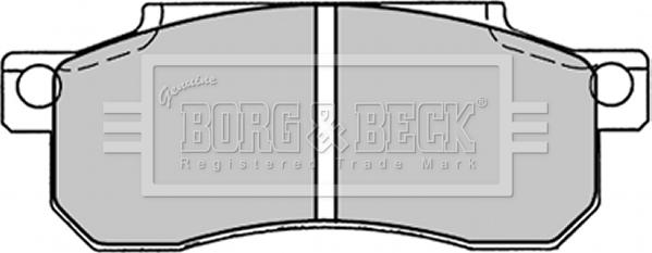 Borg & Beck BBP1207 - Kit pastiglie freno, Freno a disco autozon.pro