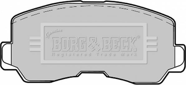 Borg & Beck BBP1213 - Kit pastiglie freno, Freno a disco autozon.pro