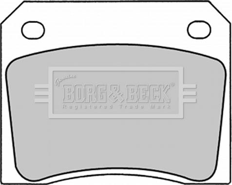 Borg & Beck BBP1281 - Kit pastiglie freno, Freno a disco autozon.pro