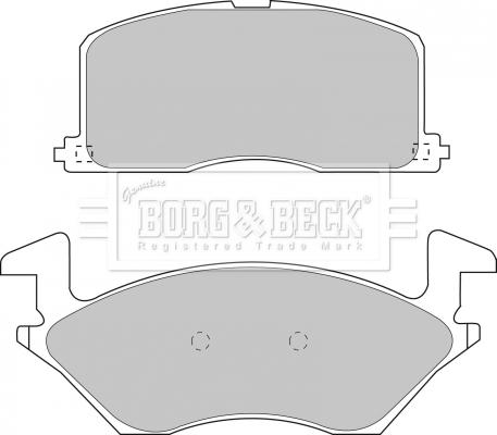 Borg & Beck BBP1234 - Kit pastiglie freno, Freno a disco autozon.pro