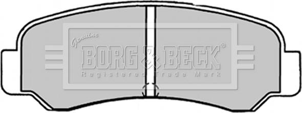 Borg & Beck BBP1231 - Kit pastiglie freno, Freno a disco autozon.pro