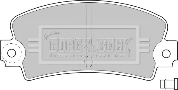 Borg & Beck BBP1233 - Kit pastiglie freno, Freno a disco autozon.pro