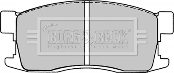 Borg & Beck BBP1225 - Kit pastiglie freno, Freno a disco autozon.pro