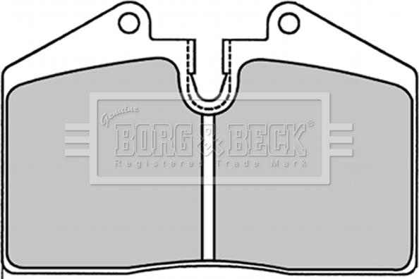 Borg & Beck BBP1227 - Kit pastiglie freno, Freno a disco autozon.pro