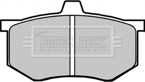 Borg & Beck BBP1275 - Kit pastiglie freno, Freno a disco autozon.pro