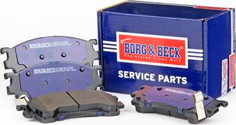 Borg & Beck BBP1750 - Kit pastiglie freno, Freno a disco autozon.pro