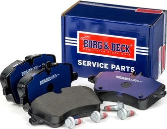 Borg & Beck BBP1751 - Kit pastiglie freno, Freno a disco autozon.pro