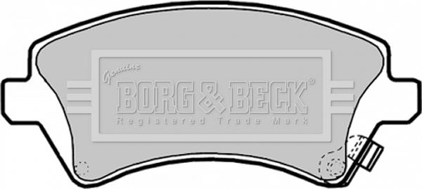 Borg & Beck BBP1769 - Kit pastiglie freno, Freno a disco autozon.pro