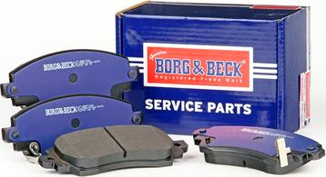 Borg & Beck BBP1768 - Kit pastiglie freno, Freno a disco autozon.pro