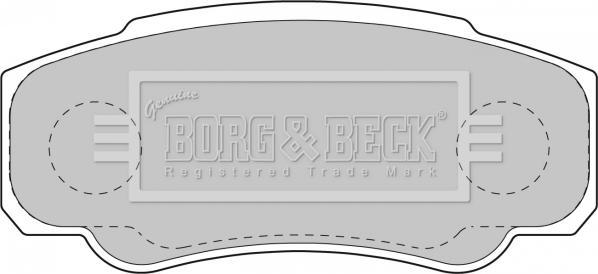 Borg & Beck BBP1763 - Kit pastiglie freno, Freno a disco autozon.pro