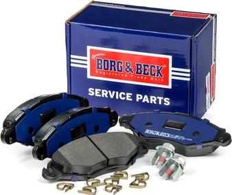 Borg & Beck BBP1762 - Kit pastiglie freno, Freno a disco autozon.pro