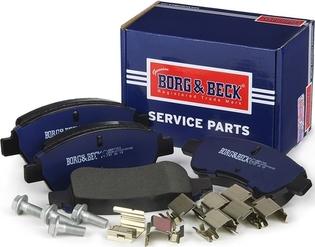 Borg & Beck BBP1703 - Kit pastiglie freno, Freno a disco autozon.pro