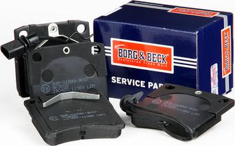 Borg & Beck BBP1702 - Kit pastiglie freno, Freno a disco autozon.pro