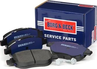 Borg & Beck BBP1715 - Kit pastiglie freno, Freno a disco autozon.pro