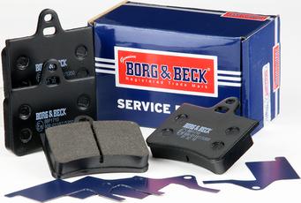 Borg & Beck BBP1710 - Kit pastiglie freno, Freno a disco autozon.pro