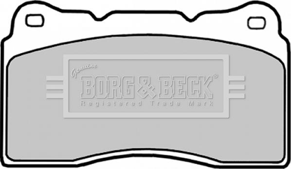 Borg & Beck BBP1784 - Kit pastiglie freno, Freno a disco autozon.pro