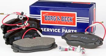 Borg & Beck BBP1730 - Kit pastiglie freno, Freno a disco autozon.pro