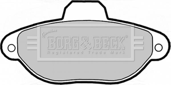 Borg & Beck BBP1738 - Kit pastiglie freno, Freno a disco autozon.pro