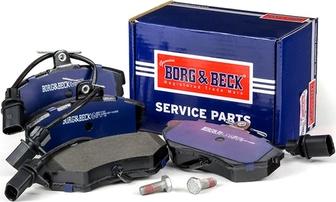 Borg & Beck BBP1733 - Kit pastiglie freno, Freno a disco autozon.pro