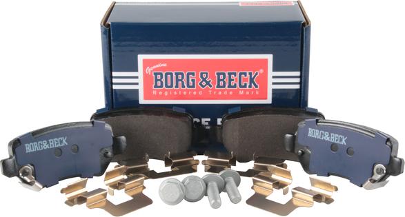 Borg & Beck BBP1777 - Kit pastiglie freno, Freno a disco autozon.pro