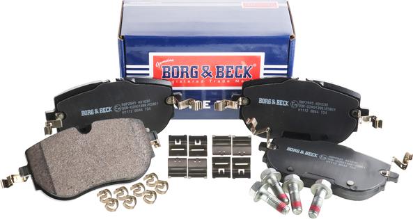 Borg & Beck BBP2945 - Kit pastiglie freno, Freno a disco autozon.pro