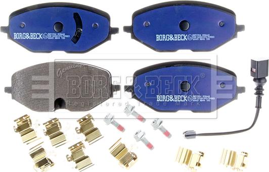 Borg & Beck BBP2904 - Kit pastiglie freno, Freno a disco autozon.pro