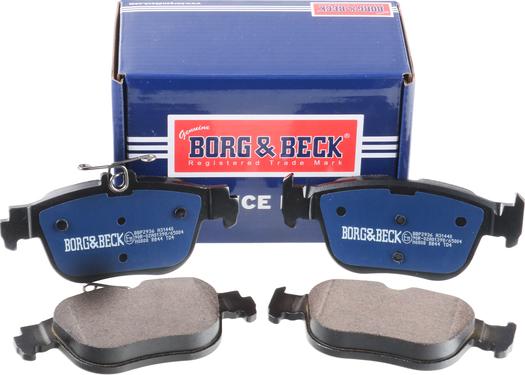 Borg & Beck BBP2936 - Kit pastiglie freno, Freno a disco autozon.pro